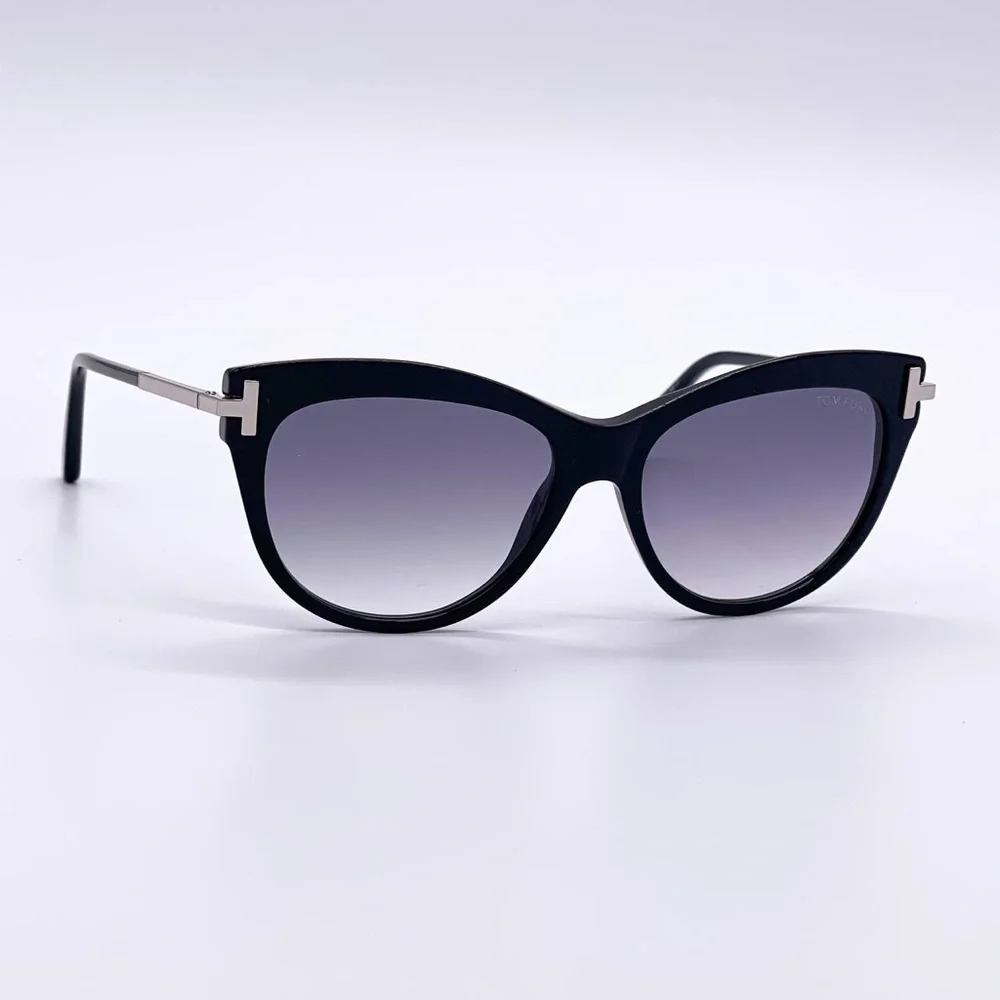 NEW TOM FORD BLACK CAT EYE WOMEN SUNGLASSES TOM FORD